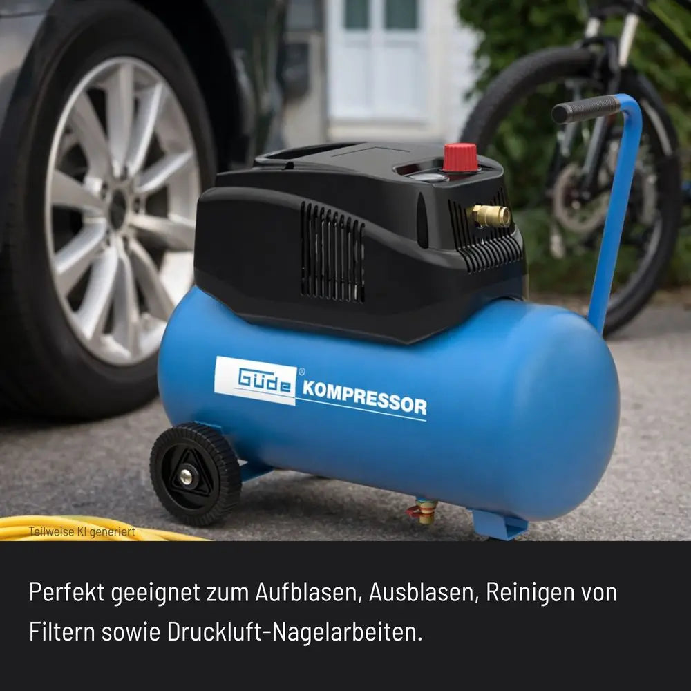 Kompresor 24 l, 8 bar, 190 l/min, brezoljni – slika 8