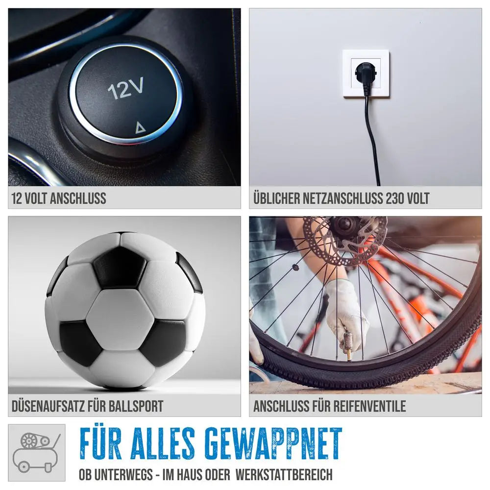 Kompresor Airpower Dual Drive 12/230 V, 5-delni komplet – slika 9