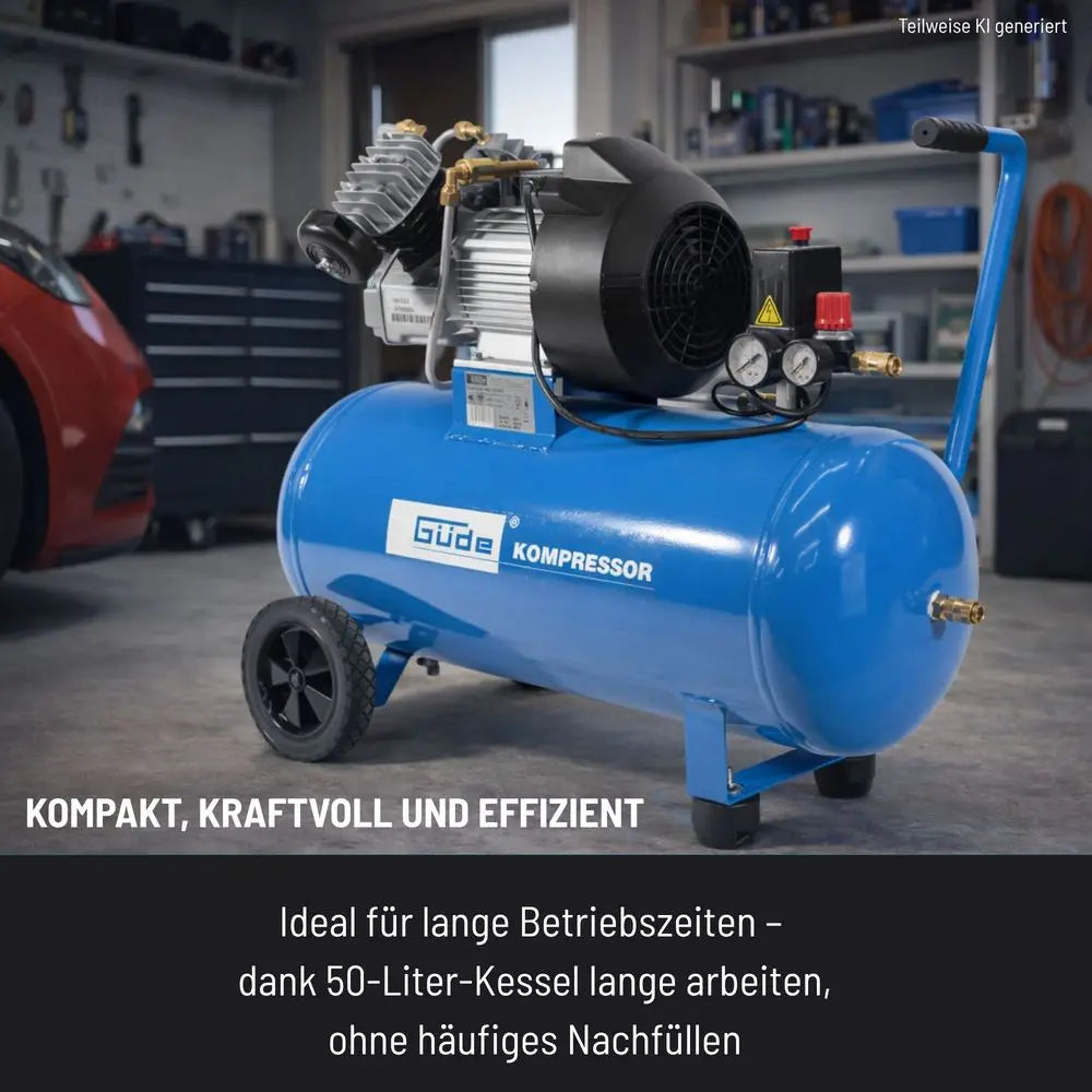 Kompresor 50 l, 10 bar, 400 l/min, 15-delni komplet – slika 12