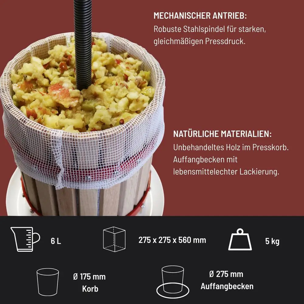Stiskalnica za sadje OP 6 – slika 8
