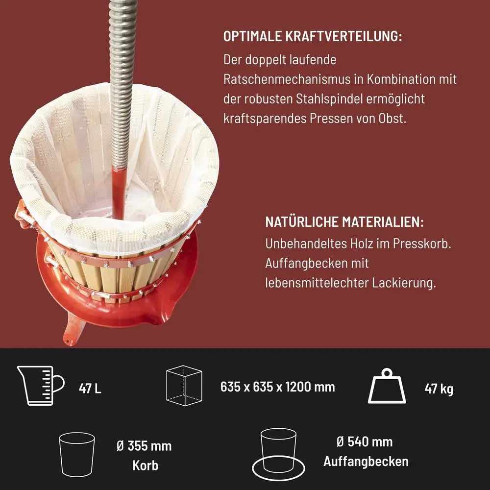 Stiskalnica za sadje OP 47 – slika 7