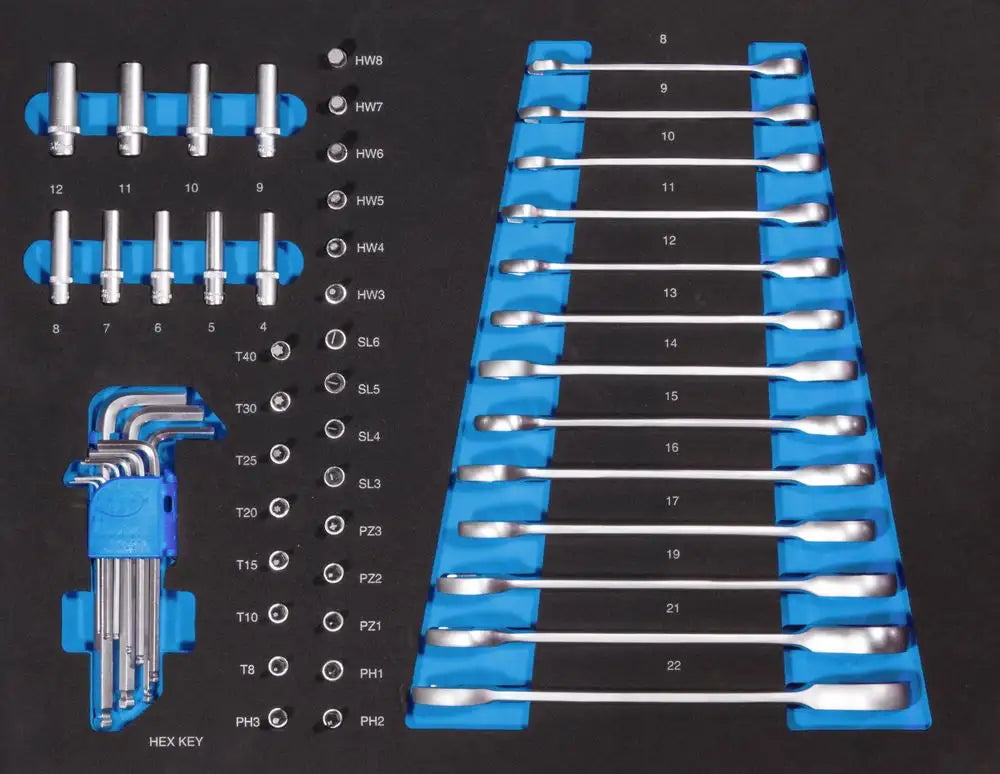 Delavniški voziček GW7 Black Line, 165-delni – slika 5