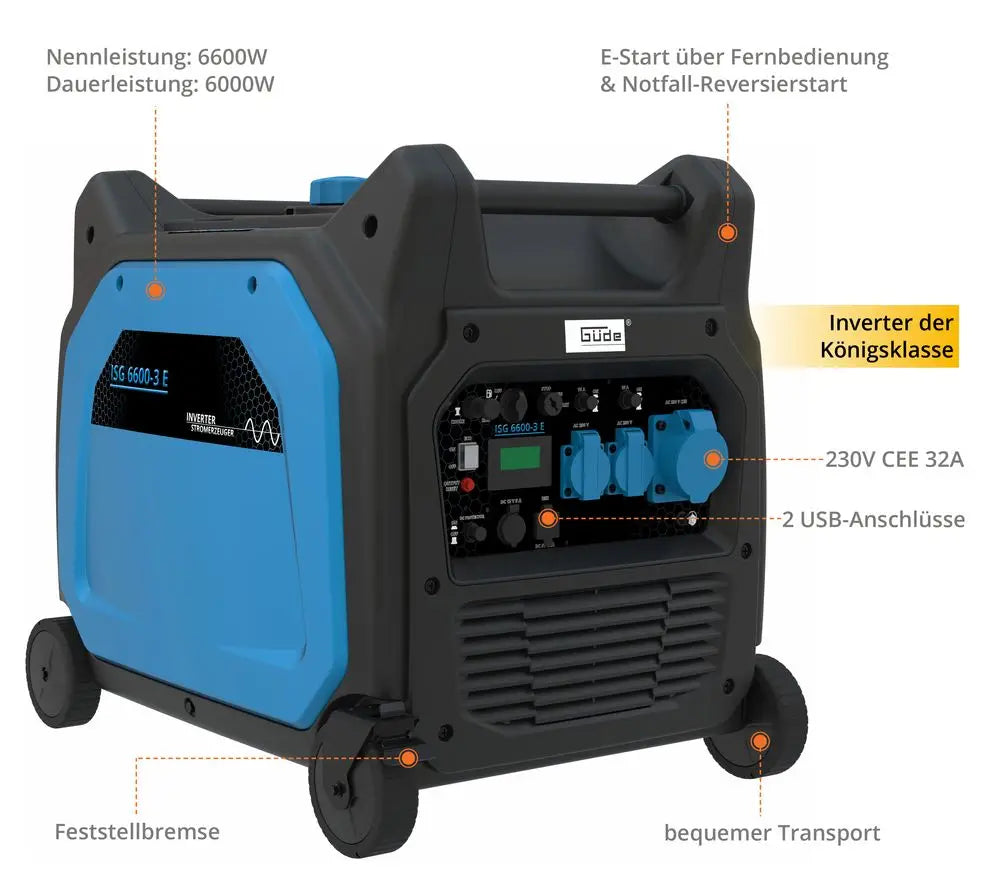 Güde Inverterski agregat ISG 6600-3 E