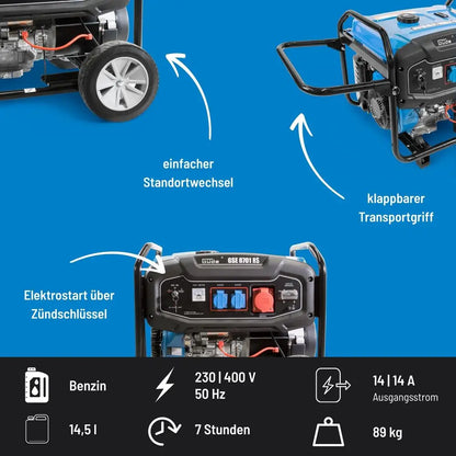 Bencinski agregat GSE 8701 RS – slika 9