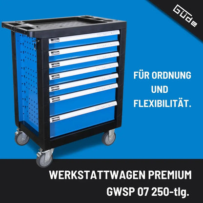Delavniški voziček Premium GWSP 07, 250-delni – slika 7