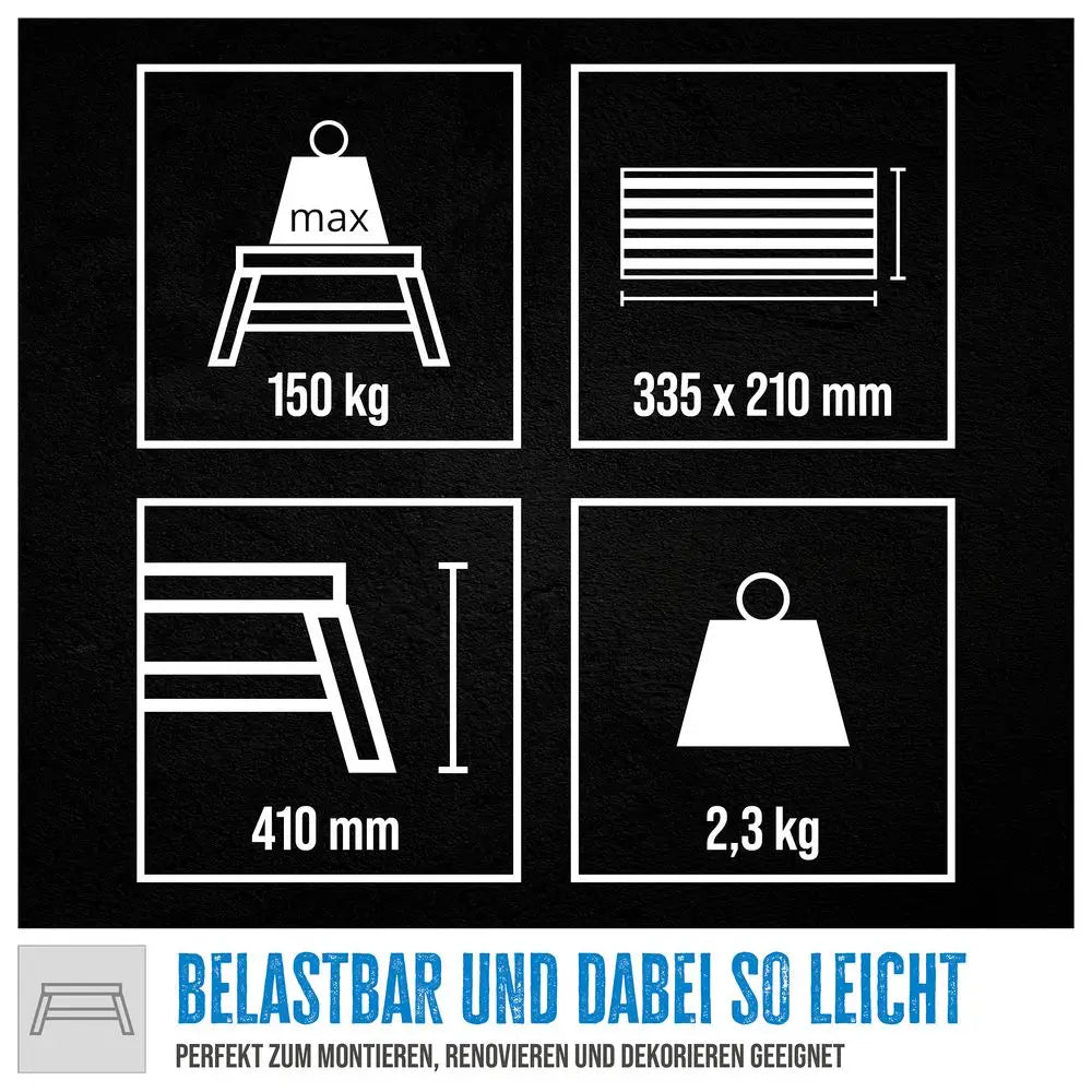 Aluminijasta stopniška lestev GAT 2S – slika 9