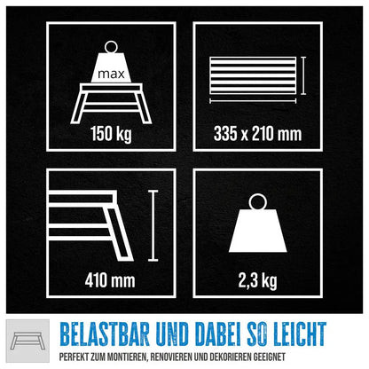 Aluminijasta stopniška lestev GAT 2S – slika 9