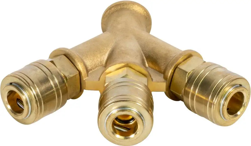 Razdelilnik 3/8" z notranjim navojem, 3 spojke – slika 2