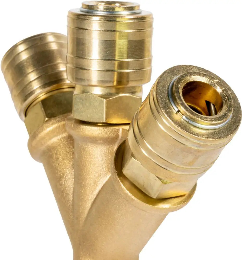 Razdelilnik 3/8" z notranjim navojem, 3 spojke – slika 4