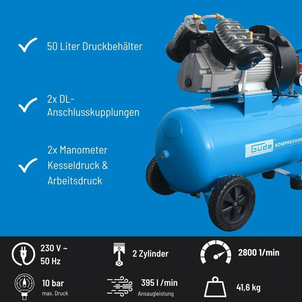 Kompresor 50 l, 10 bar, 400 l/min – slika 10
