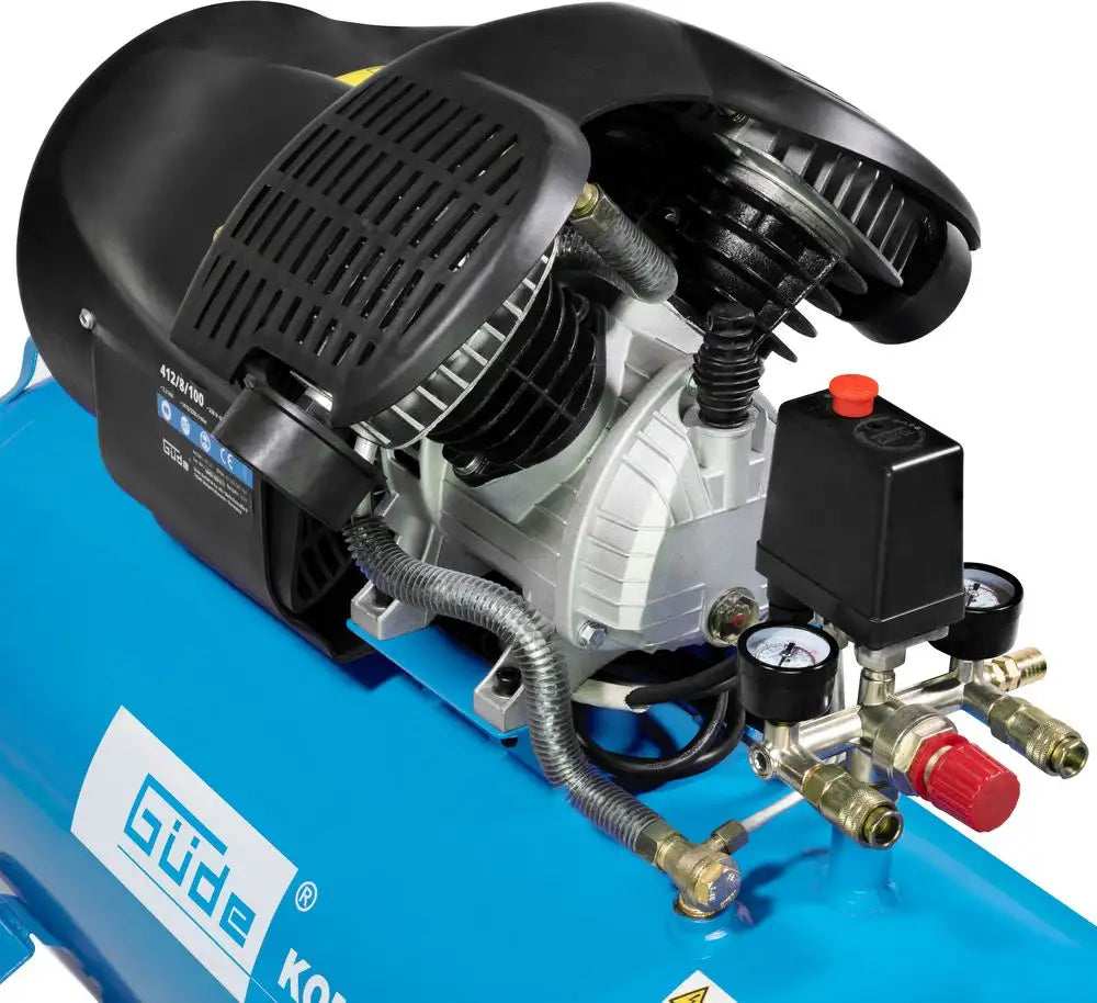 Kompresor 100 l, 8 bar, 412 l/min – slika 2