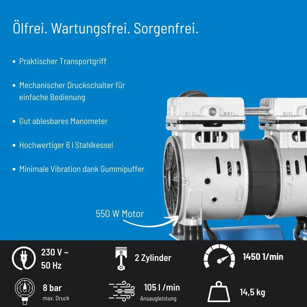 Kompresor Airpower 105/8/6 tihi – slika 8