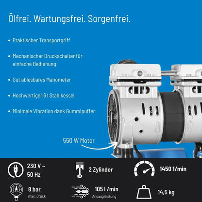 Kompresor Airpower 105/8/6 tihi – slika 8