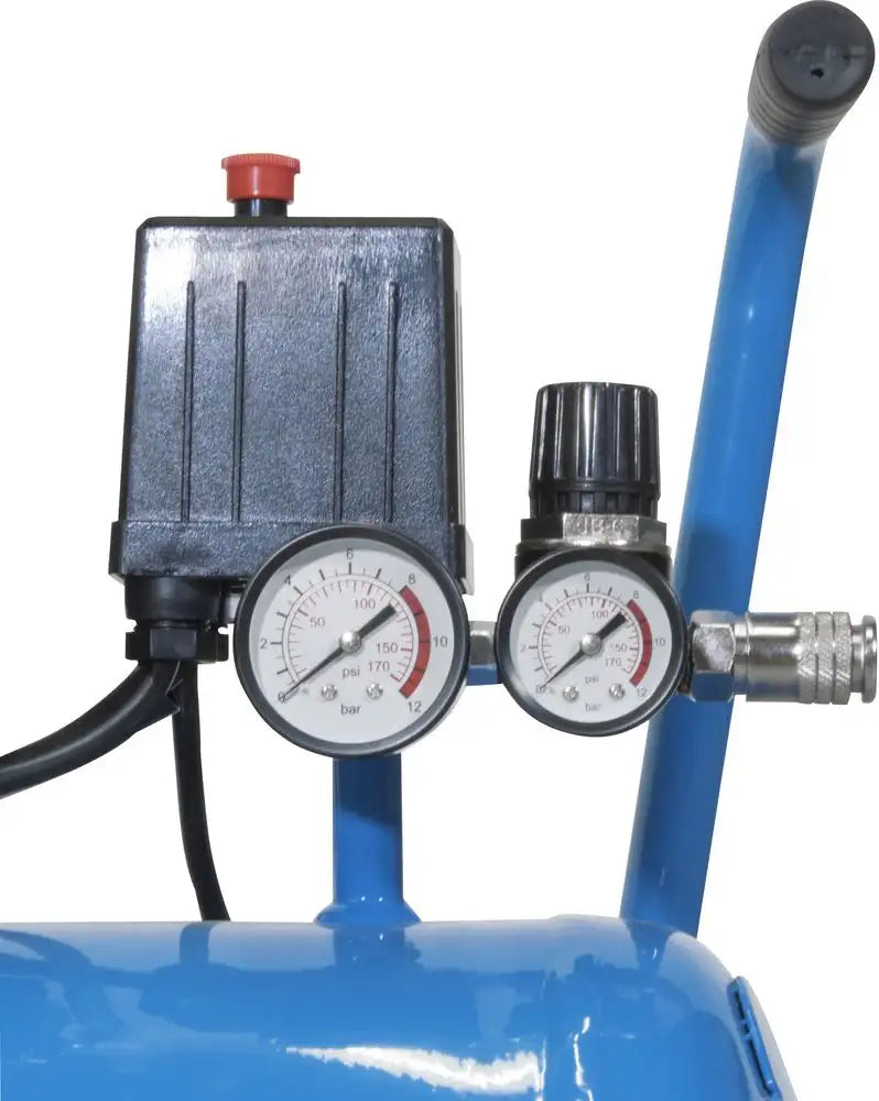 Kompresor 24 l, 8 bar, 150 l/min, tihi – slika 3