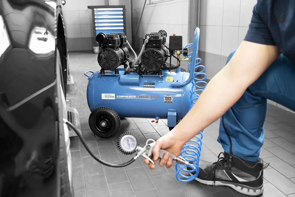 Kompresor 50 l, 8 bar, 275 l/min, tihi – slika 6