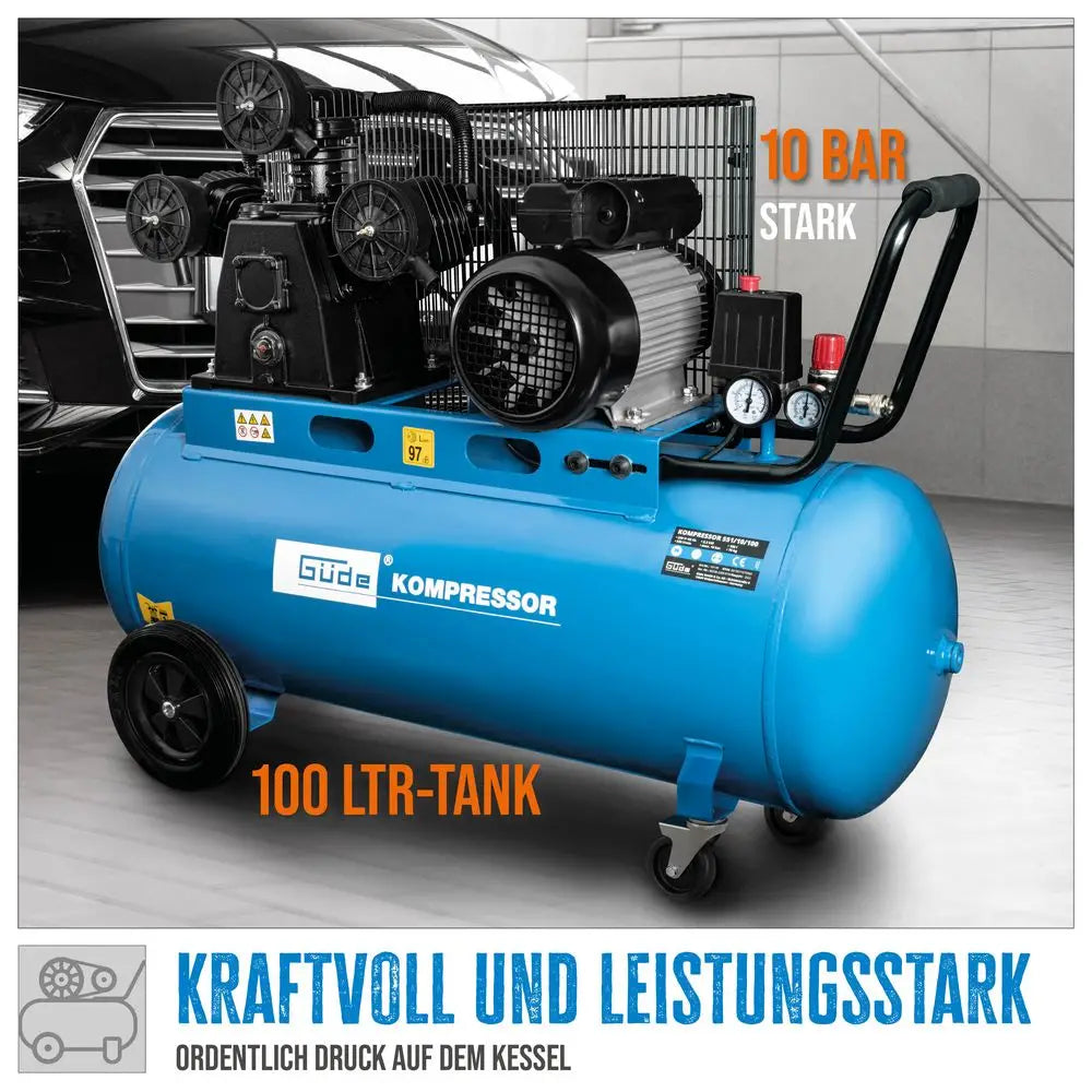 Kompresor 100 l, 10 bar, 551 l/min – slika 9