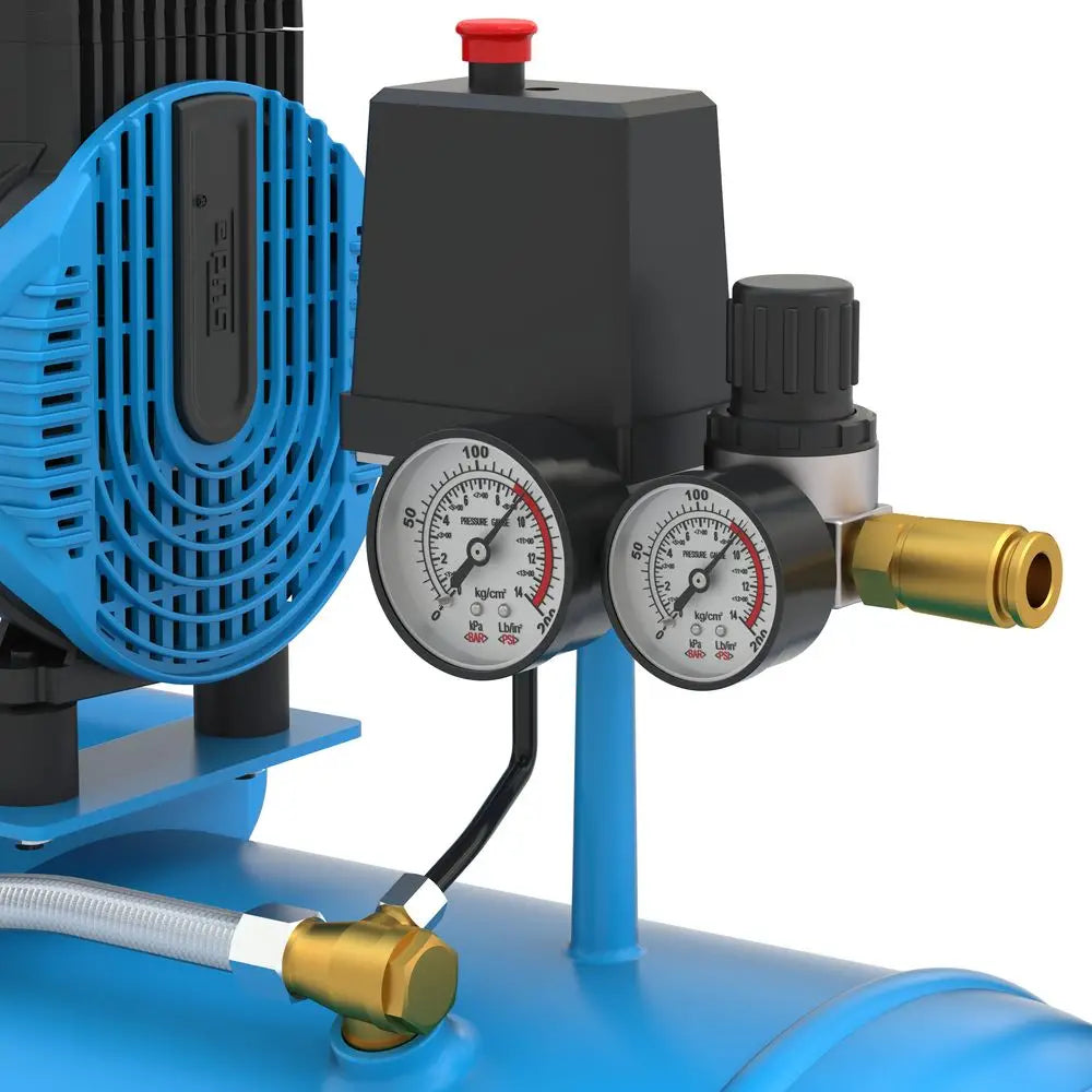 Kompresor 50 l, 8 bar, 270 l/min, tihi – slika 3