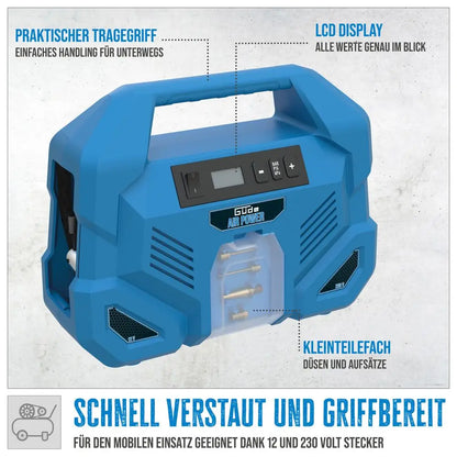 Kompresor Airpower Dual Drive 12/230 V, 5-delni komplet – slika 7