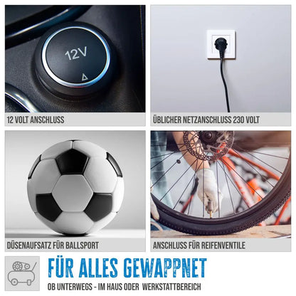 Kompresor Airpower Dual Drive 12/230 V, 5-delni komplet – slika 9