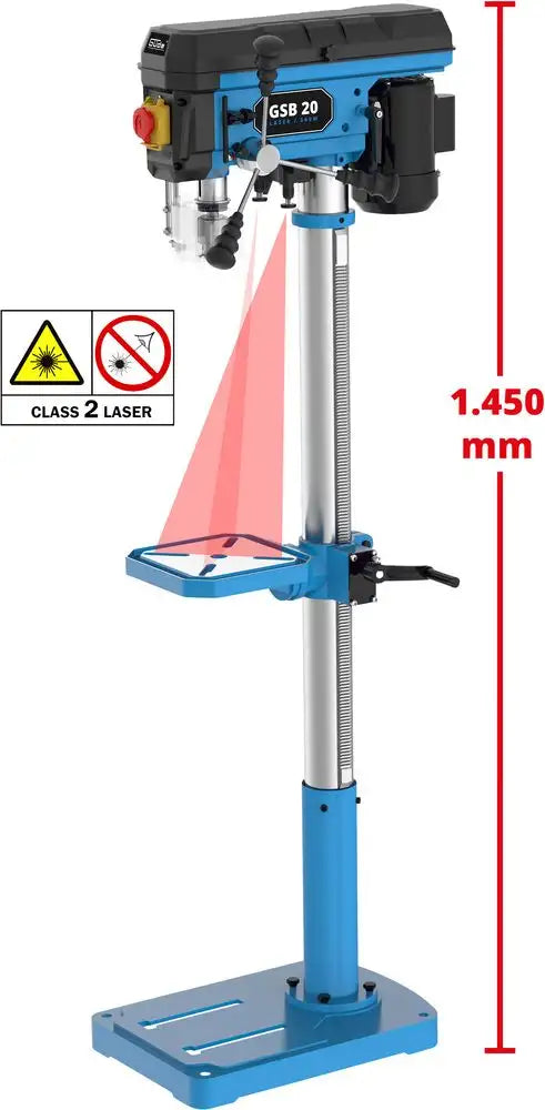 Stebrni vrtalni stroj GSB 20 LASER/500W