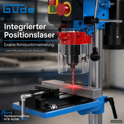 Namizni vrtalni stroj GTB 16/550 LASER – slika 3
