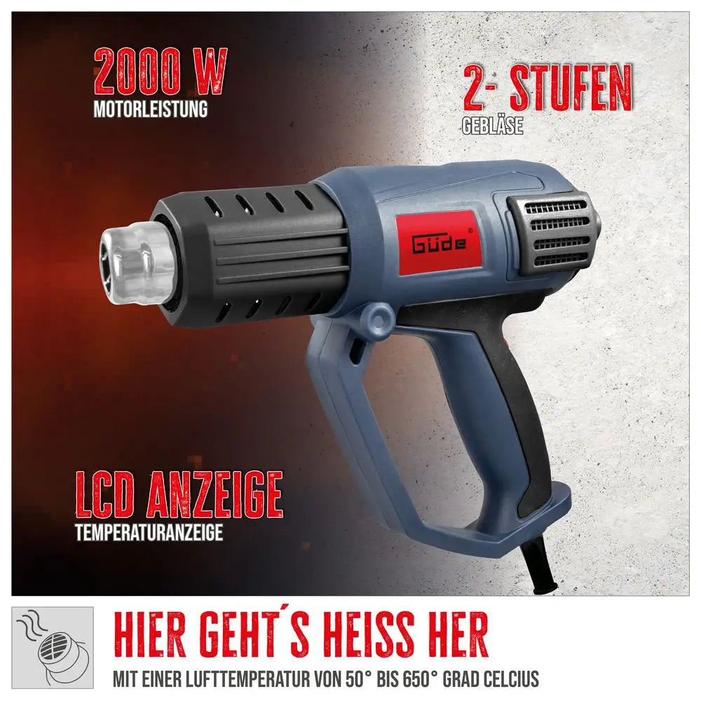 Puhalnik vročega zraka HLG 650-2000 LCD – slika 6
