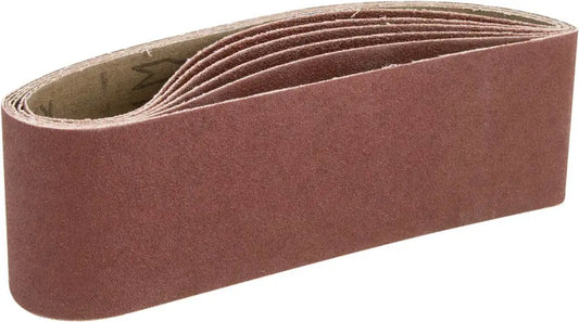 Komplet brusnih trakov 76x533 mm, 6-delni