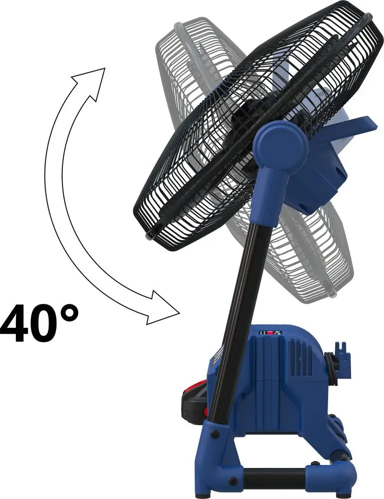 Akumulatorski ventilator 18 V, 2,0 Ah + polnilnik 0,5 A – slika 2