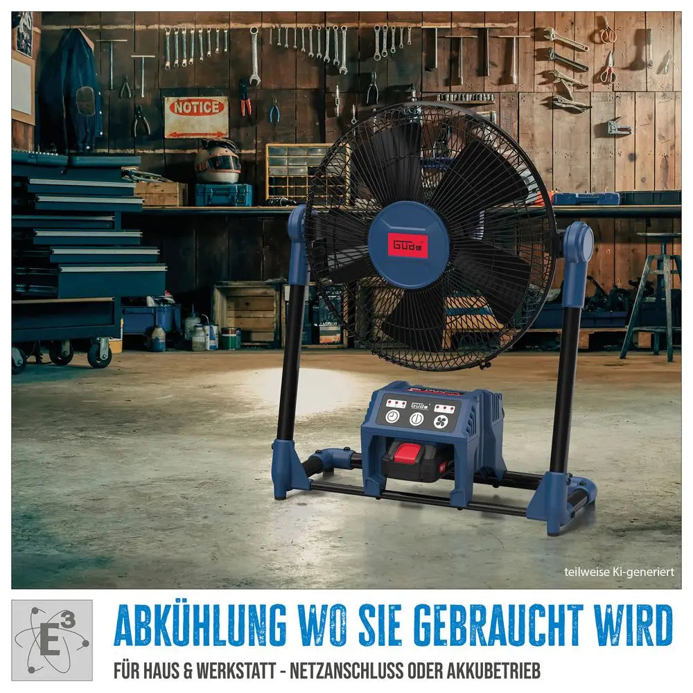 Akumulatorski ventilator 18 V, 2,0 Ah + polnilnik 0,5 A – slika 9