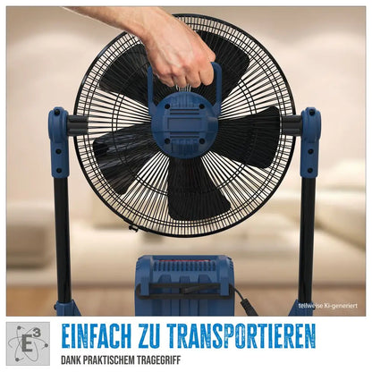 Akumulatorski ventilator 18 V, 2,0 Ah + polnilnik 0,5 A – slika 10