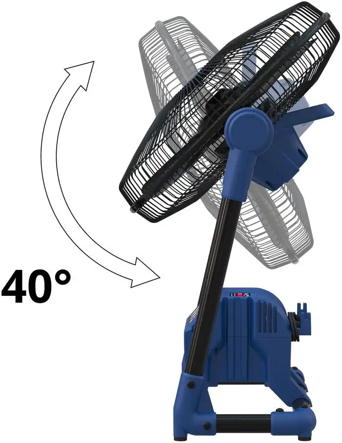 Akumulatorski ventilator 18 V, brez akumulatorja in polnilnika – slika 2