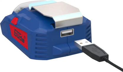 Akumulatorski USB adapter s svetilko UAL 18-0 – slika 3