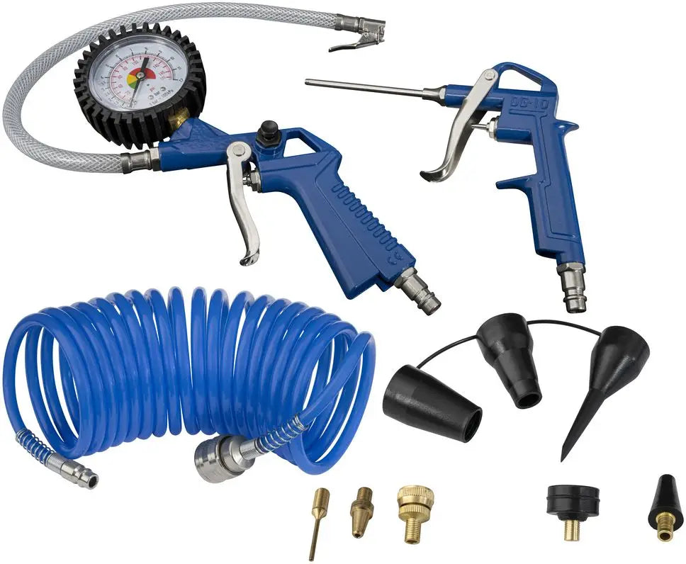 Kompresor 24 l, 10 bar, 231 l/min, 12-delni komplet – slika 3