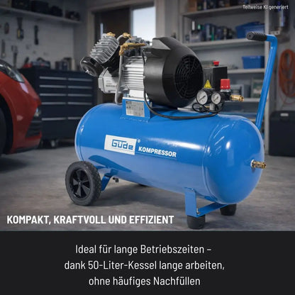 Kompresor 50 l, 10 bar, 400 l/min, 15-delni komplet – slika 12