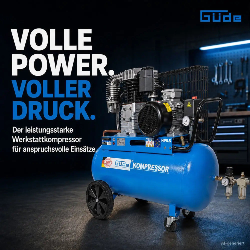 Kompresor 100 l, 10 bar, 805 l/min, PRO – slika 10