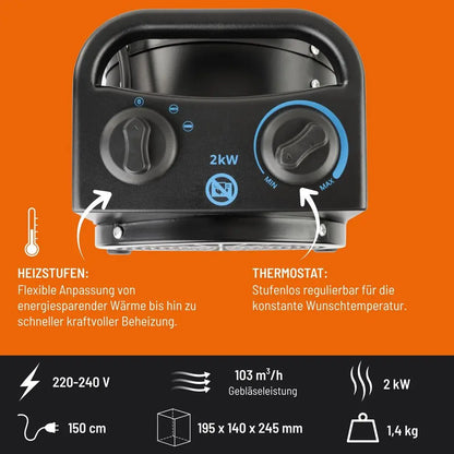 Keramični grelni ventilator GH 2000 K – slika 10