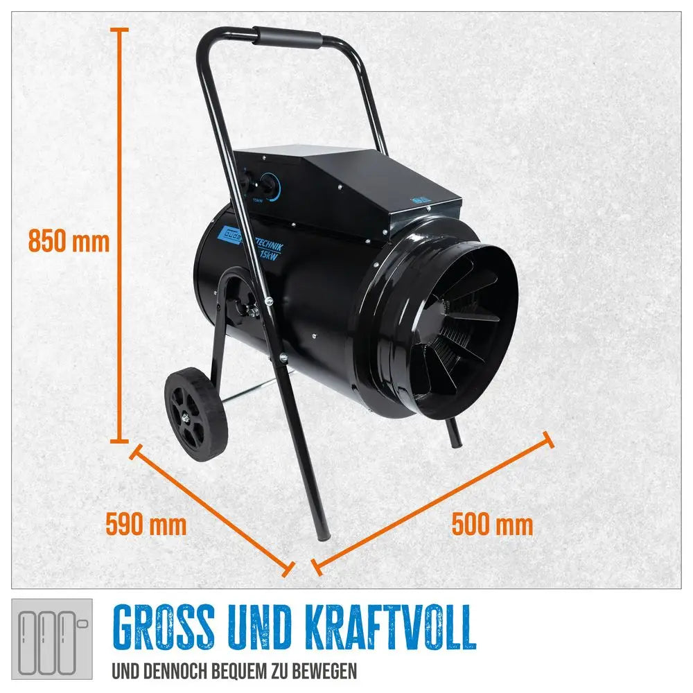 Električno grelno pihalo GEH 15 (400 V) – slika 7