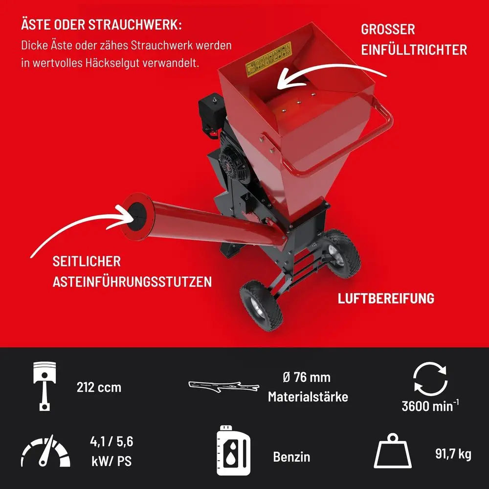 Bencinski vrtni drobilnik GH 651 B – slika 7