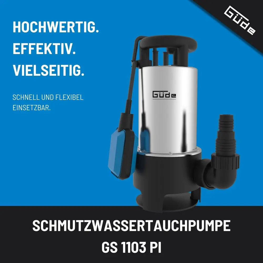 Potopna črpalka za umazano vodo GS 1103 PI – slika 6