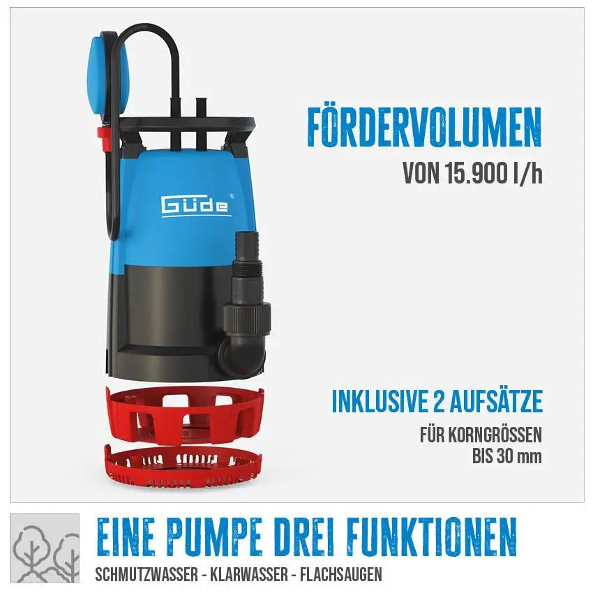 Kombinirana potopna črpalka GS 751 3v1 – slika 8